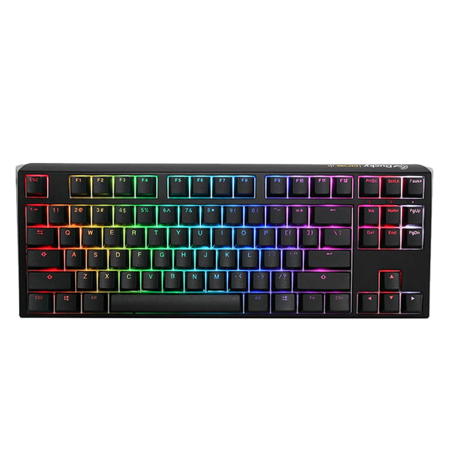Ducky One 3 TKL Hot-Swap Wired RGB Mechanical Gaming Keyboard Blue Switch (Arabic Layout) - Classic Black