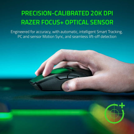Razer Viper Ultimate Lightest Wireless Gaming Mouse & RGB Charging Dock  - Mercury