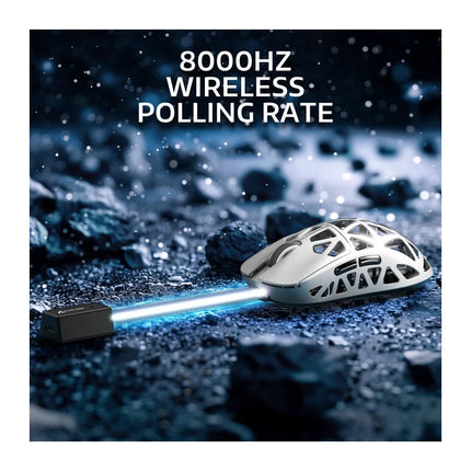 ATTACK SHARK R2 Magnesium Alloy PAW3950 8K Tri-Mode (Bluetooth/2.4G /Wired) Wireless Gaming Mouse