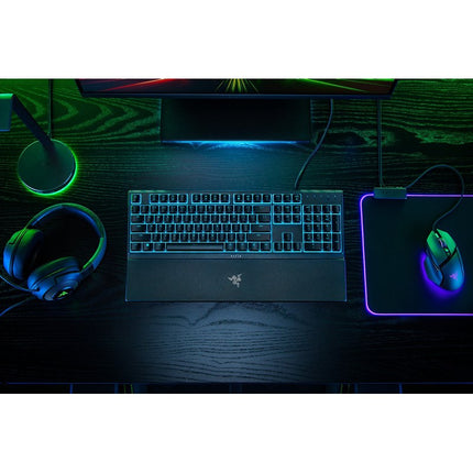 Razer Ornata V3 X Low-profile Membrane Wired RGB Gaming Keyboard (US Layout) - Black