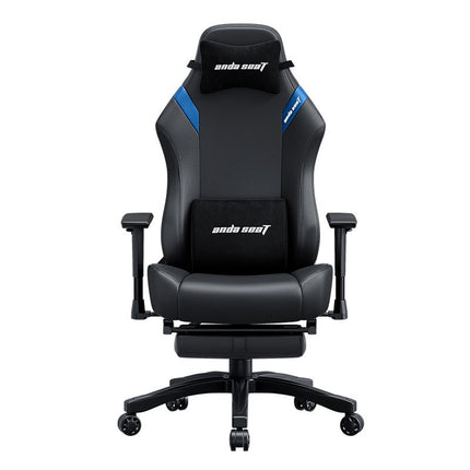 Andaseat Luna Pro with Footrest, Large Gaming Chair, PVC Leather