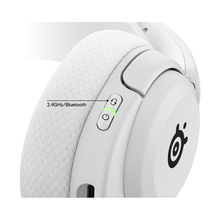 SteelSeries Arctis Nova 5P Wireless Gaming Headset For PS4, PS5 and PC - White