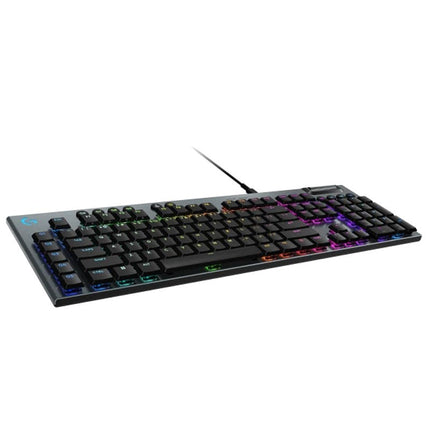 Logitech G915 X Wired Low Profile Mechanical Gaming Keyboard (Tactile Switch) - Black (US Layout)