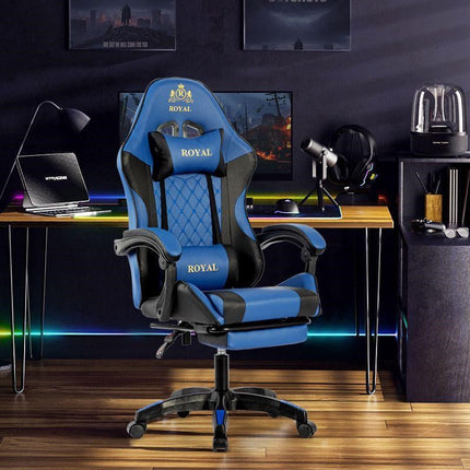 Royal Ergonomic Design Gaming Chair with Footrest