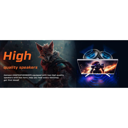 GAMEON GOAP24FHD380IPS Artic Pro Series 24" FHD, 380 Hz, MPRT 0.5 ms, HDMI 2.1, Fast IPS Gaming Monitor (Support PS5) - White