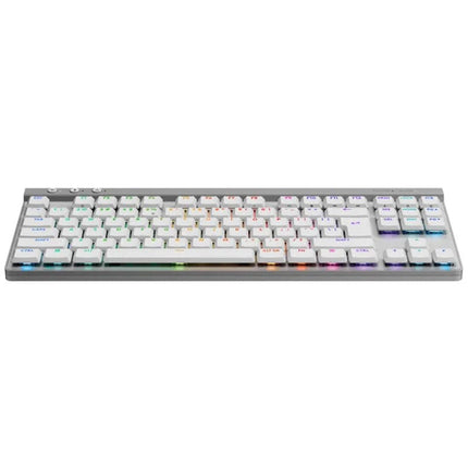Logitech G515 LIGHTSPEED TKL Wireless Low Profile Mechanical Gaming Keyboard (Tactile Switch) - White (US Layout)