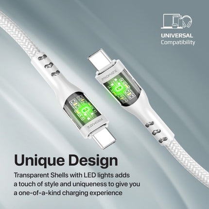 Promate TransLine CC 60W PD USB-C Cable