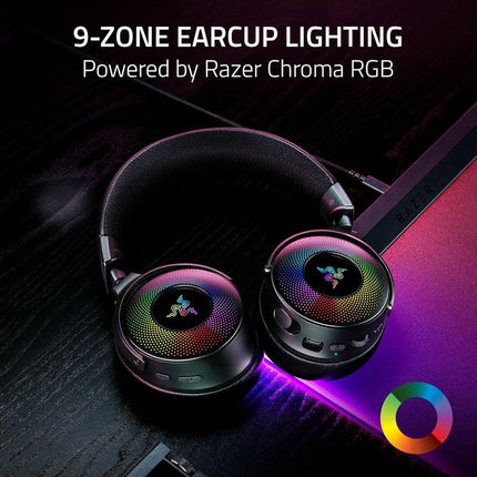 Razer Kraken V4 Pro Wireless Gaming Headset with OLED Control Hub for PC, PS5, Switch, Mobile