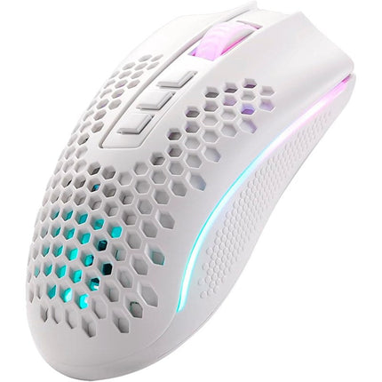 Redragon M808-KS Storm Pro Dual Mode Wired & Wireless RGB Gaming Mouse - White