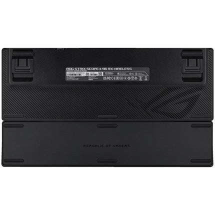 Asus ROG Strix Scope II 96 RX Wireless RGB Optical Mechanical Gaming Keyboard (ROG RX Blue Switch) (Arabic Layout) - Black