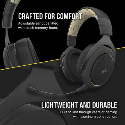 Corsair HS70 PRO Wireless Gaming Headset - Cream