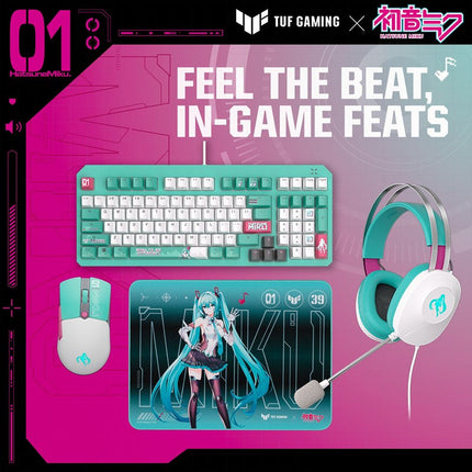 Asus TUF Gaming K3 Gen II Hatsune Miku Edition Optical-Mechanical RGB Switches Gaming Keyboard