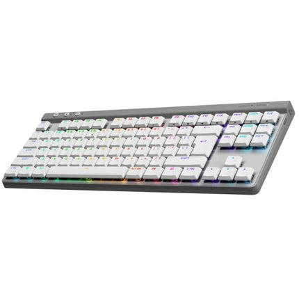 Logitech G515 LIGHTSPEED TKL Wireless Low Profile Mechanical Gaming Keyboard (Tactile Switch) - White (US Layout)
