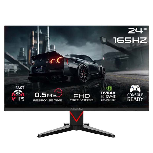 GAMEON GOE24FHD165IPS Epic Series 24" FHD, 165Hz, 0.5ms, HDMI 2.1, IPS Gaming Monitor (Supports PS5) - Black