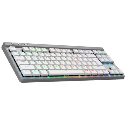 Logitech G515 LIGHTSPEED TKL Wireless Low Profile Mechanical Gaming Keyboard (Tactile Switch) - White (US Layout)