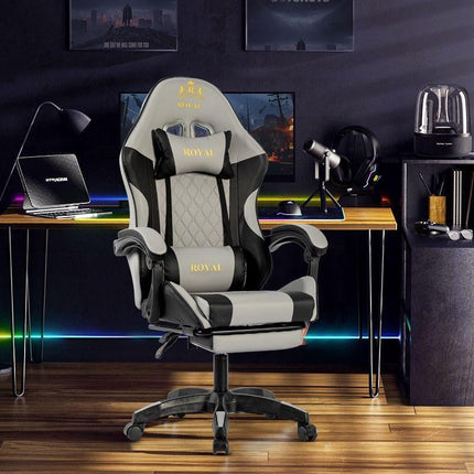 Royal Ergonomic Design Gaming Chair with Footrest