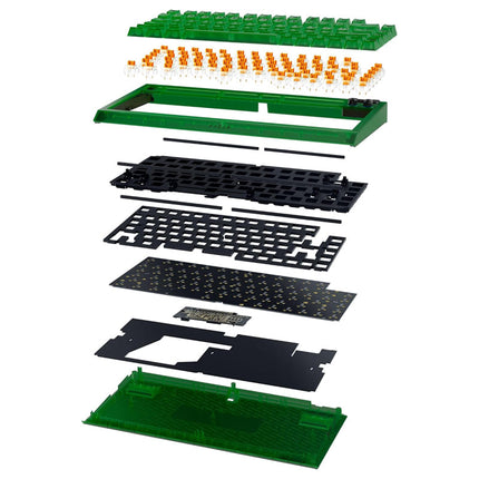 Razer BlackWidow V4 75% Hot-Swappable Wired Mechanical Gaming Keyboard - Phantom Green Edition