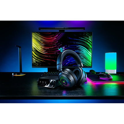 Razer Kraken V4 Pro Wireless Gaming Headset with OLED Control Hub for PC, PS5, Switch, Mobile - Black