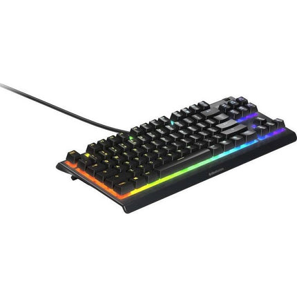 SteelSeries Apex 3 TKL RGB Gaming Keyboard, US - Black