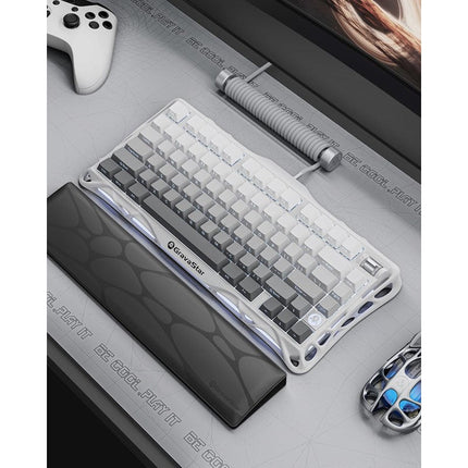 GravaStar Mercury K1 75% Wireless Mechanical Gaming Keyboard - Gradient White