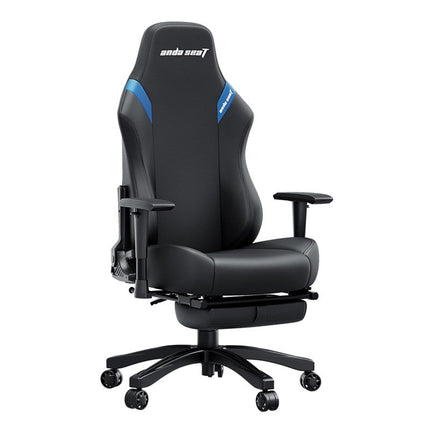 Andaseat Luna Pro with Footrest, Large Gaming Chair, PVC Leather