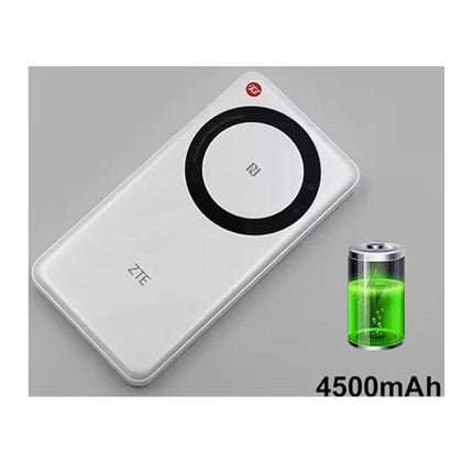 ZTE 5G Portable WiFi Mobile Router U30 Air, Intelligent Dual Network up to 650Mbps, NFC One Touch Connect, 4500mAh Large Battery Unlock - Global Version