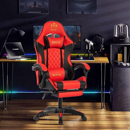 Royal Ergonomic Design Gaming Chair with Footrest