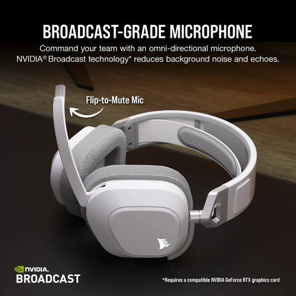 Corsair HS80 MAX Wireless/Bluetooth Gaming Headset for PC, PS5, Switch & Mobile