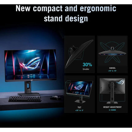 Asus ROG Strix XG248QSG Ace, 24" FHD Super TN Panel, 610 Hz (Overclocked), 0.1 ms, ELMB 2, DisplayHDR 400, HDMI 2.1 Esports Gaming Monitor