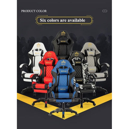 Royal Ergonomic Design Gaming Chair with Footrest