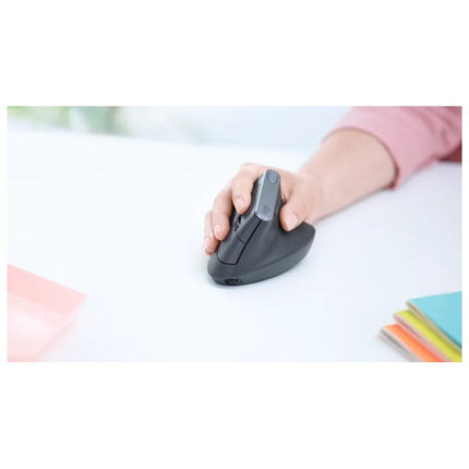 Logitech MX Vertical Advanced Ergonomic Bluetooth Wireless Mouse - Graphite