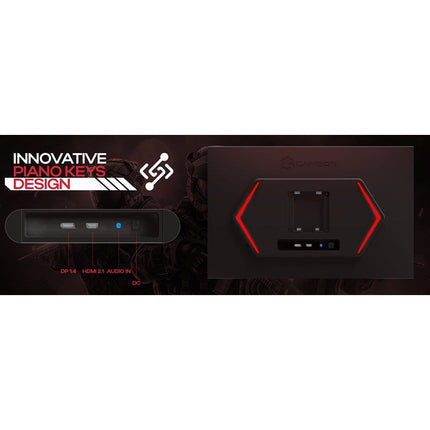 GAMEON GOM24FHD190IPSX Midnight Pro X Series 24" FHD, 190 Hz, MPRT 0.5 ms, Fast IPS Gaming Monitor (Support PS5) with Stand - Black