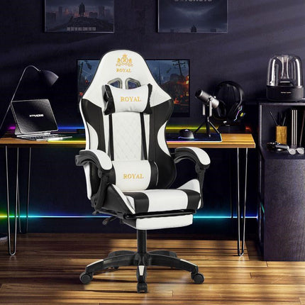 Royal Ergonomic Design Gaming Chair with Footrest