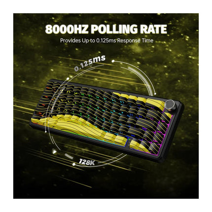 ATTACK SHARK X65PRO HE 60% Wireless Tri-Mode Connection (USB-C/2.4G Wireless/Bluetooth) Rapid Trigger Keyboard Magnetic Switch