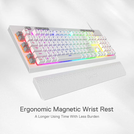 Redragon K512 Shiva RGB Backlit Membrane Wired Gaming Keyboard with Multimedia Keys - (English Layout)