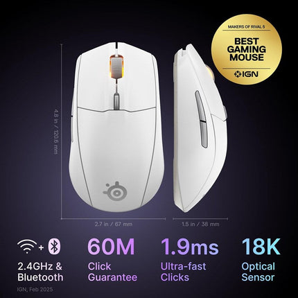 SteelSeries Rival 3 Gen 2 Wireless Gaming Mouse