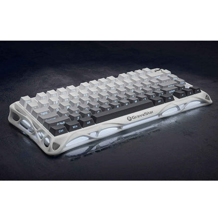 GravaStar Mercury K1 75% Wireless Mechanical Gaming Keyboard - Gradient White