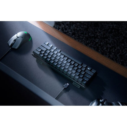 Razer Huntsman Mini 60% Wired RGB Mechanical Gaming Keyboard with Razer Clicky Optical (Red Switch) - (US Layout)