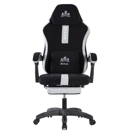 Royal King Gaming Chair with Footrest - Black