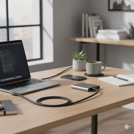 ZLOS ZC06 240W USB-C to USB-C Thunderbolt 4 Cable, 1 M (5 Years Warranty)