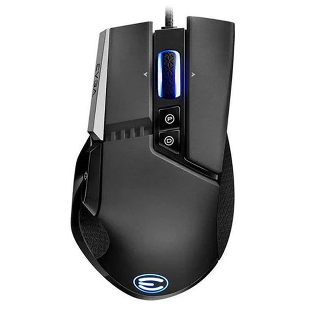 EVGA X17 Customizable, 16000 DPI, Wired Gaming Mouse - Black