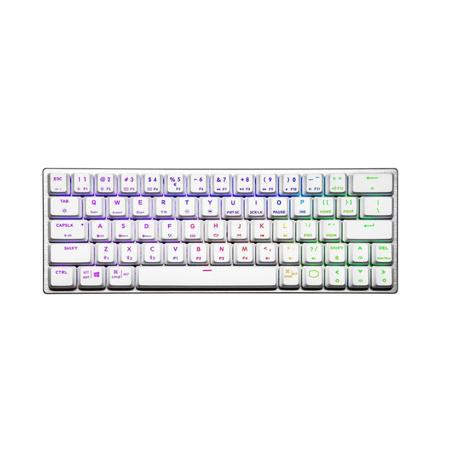 Cooler Master SK622 Hybrid Wireless Mechanical Gaming Keyboard (Red Switch) - White