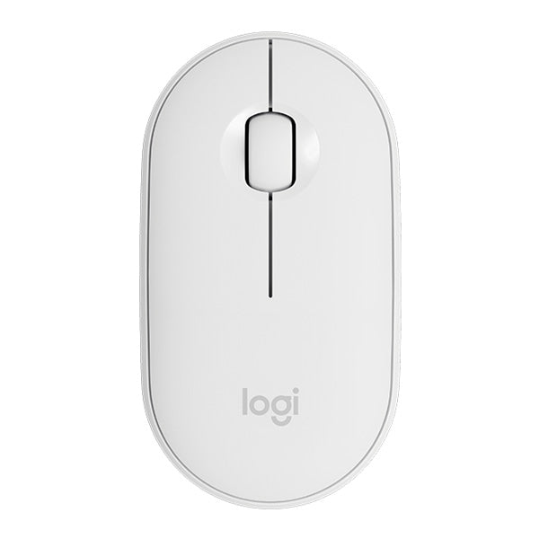 Logitech M350 Pebble Wireless Mouse - Off White