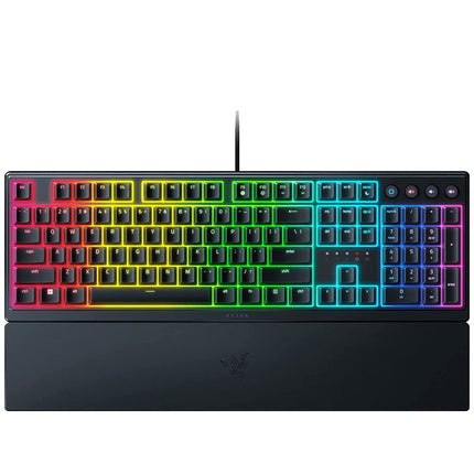 Razer Ornata V3 Wired RGB Membrane Gaming Keyboard, Mecha-Membrane Switches (US Layout) - Black
