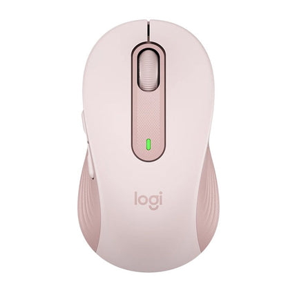 Logitech Signature M650 Wireless Mouse, For Small to Medium Sized Hands, Silent Clicks, 5 Buttons, Bluetooth, Multi-Device Compatibility, 400 DPI Nominal Value, 10 M Range - Rose