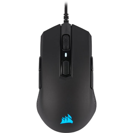 Corsair M55 RGB PRO, Optical, 12000DPI Ambidextrous Multi-Grip Gaming Mouse - Black