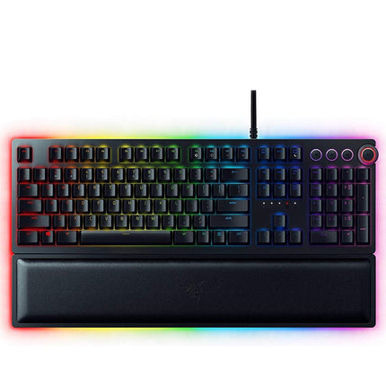 Razer Huntsman Elite Optical Gaming Keyboard with Razer Chroma RGB (Optical Purple Switches) (US Layout) - Black