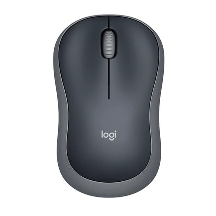 Logitech M185 Wireless Mouse, 2.4 GHz with USB Mini Receiver, 12-Month Battery Life, Compatible with PC, Laptop - Grey