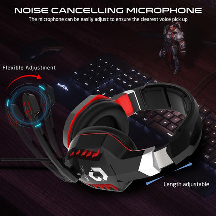 GAMEON GOK901 Nightfall LED Gaming Headset - Black
