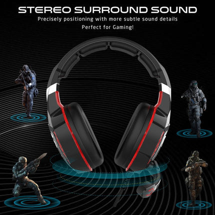 GAMEON GOK901 Nightfall LED Gaming Headset - Black